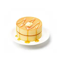 【イートイン限定】ダブル ふんわりスフレパンケーキ＜メープルシロップ＞