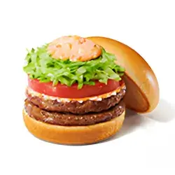 double msos vegetable burger