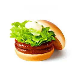 double teriyaki burger