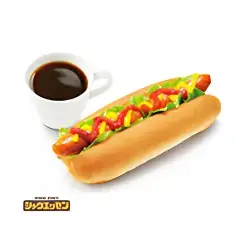 朝モス ホットドッグ