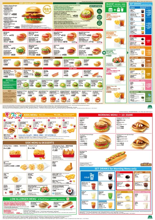 ホーム 19 printable japanese language mos menu