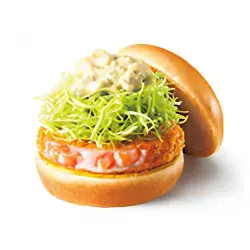 shrimp cutlet burger