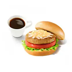 ソイ朝の野菜バーガー ～オーロラソース～