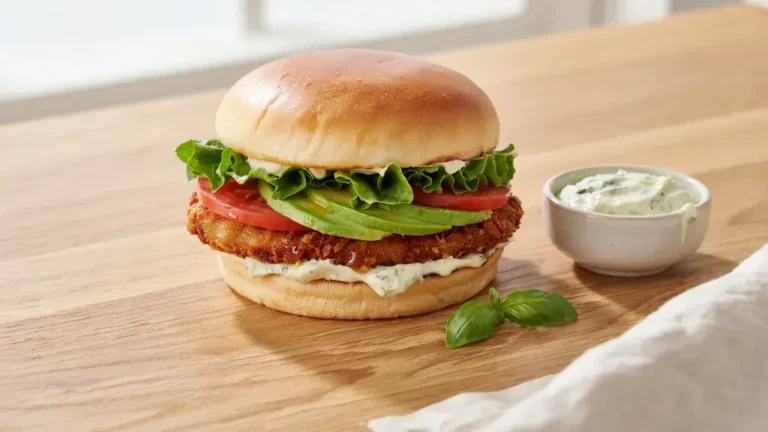アボカドとエビのカツレツバーガー（特集画像）