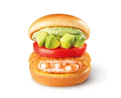 アボカド海老カツバーガー