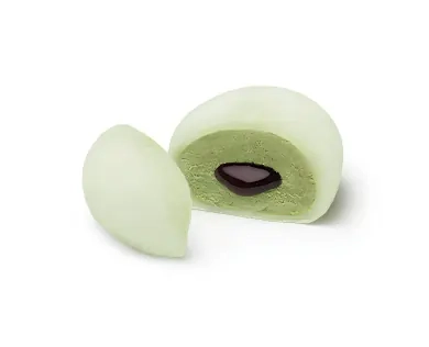 ice dolce matcha cream ice cream warabi mochi with black sugar syrup
