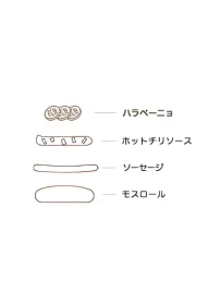 スパイシーチリドッグの具材と層