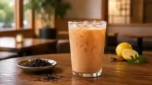 tea milk made with candy tea leaves featurede imge
