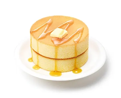 ダブル ふんわりスフレパンケーキ＜メープルシロップ＞