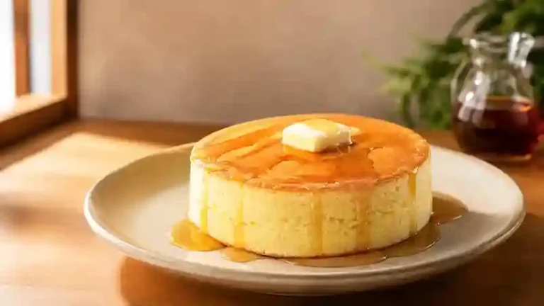 【イートイン限定】シングル ふんわりスフレパンケーキ＜メープルシロップ＞ 特集画像