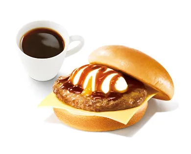 朝のとろったまチーズバーガー ～テリヤキソース～