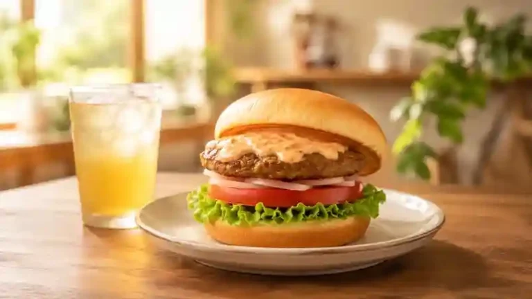 朝の野菜バーガー｜アイキャッチ画像