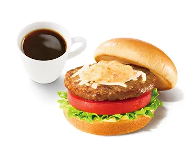 朝の野菜バーガー 1 朝の野菜バーガー ~オーロラソース~