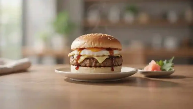 照り焼きソース醤油チーズバーガーの特集画像