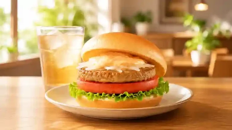 醤油、朝食野菜バーガー、オーロラソース、特集画像