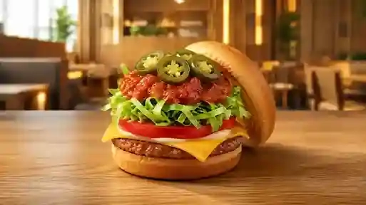 spicy mosta tacos burger featured image